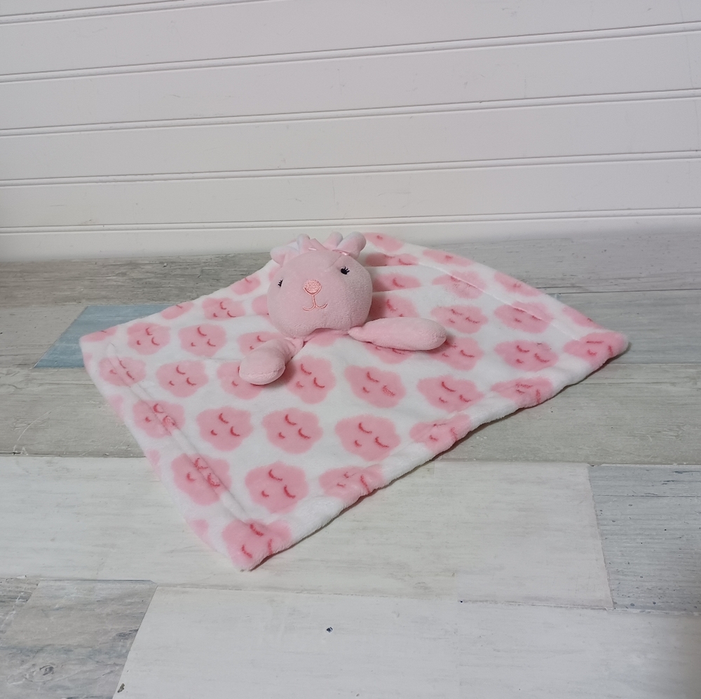 Baby Essentials Pink Bunny Rabbit Lovey Security Blanket Plush